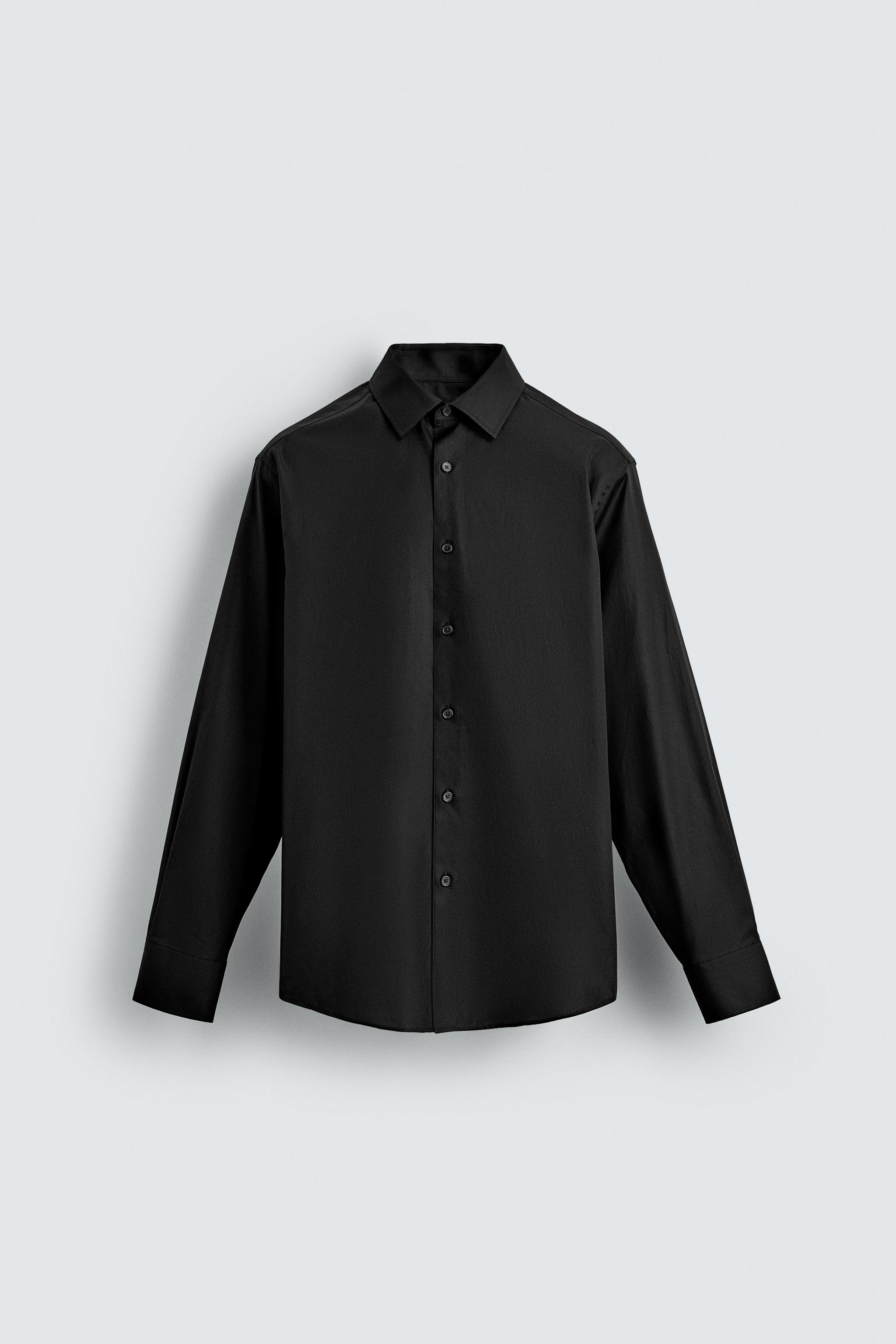 REGULAR FIT TEXTURED SHIRT